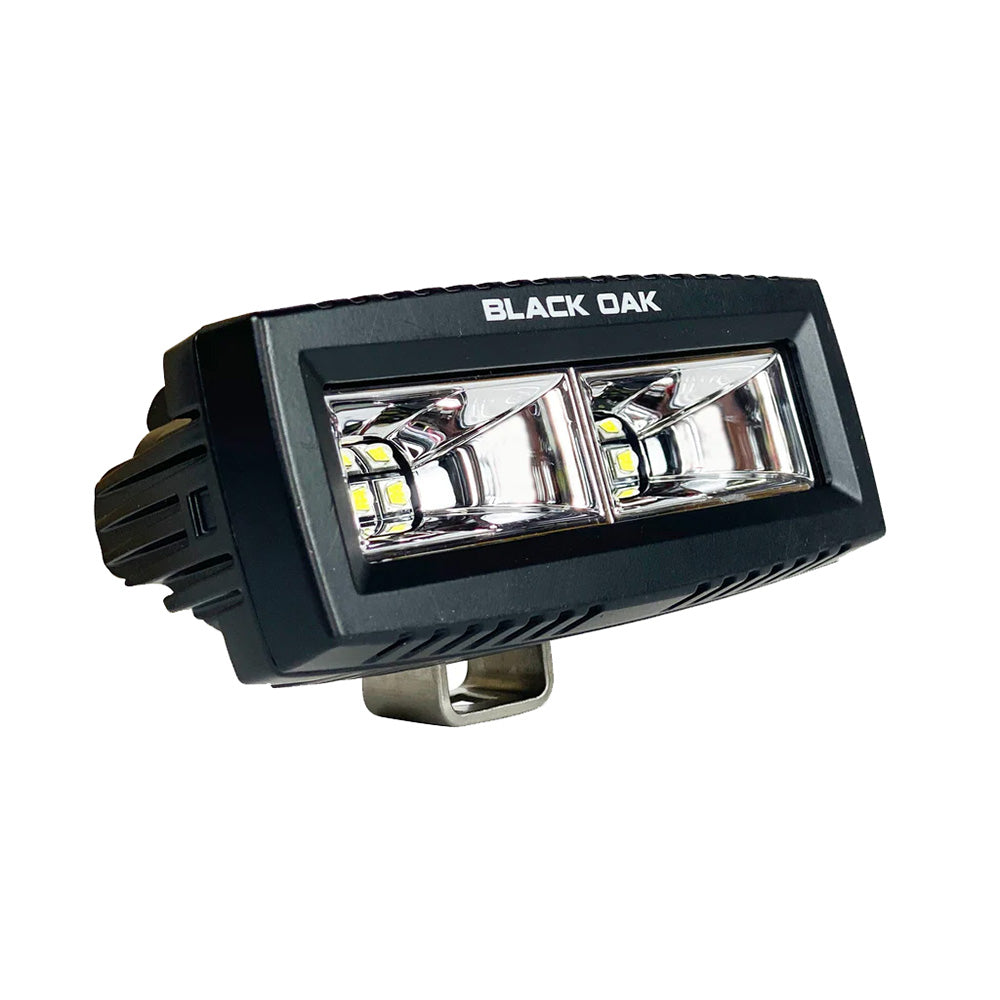 Black Oak 4" Marine Spreader Light Flood Scene LED Pro Series 3.0 - Black [4BMS-S]